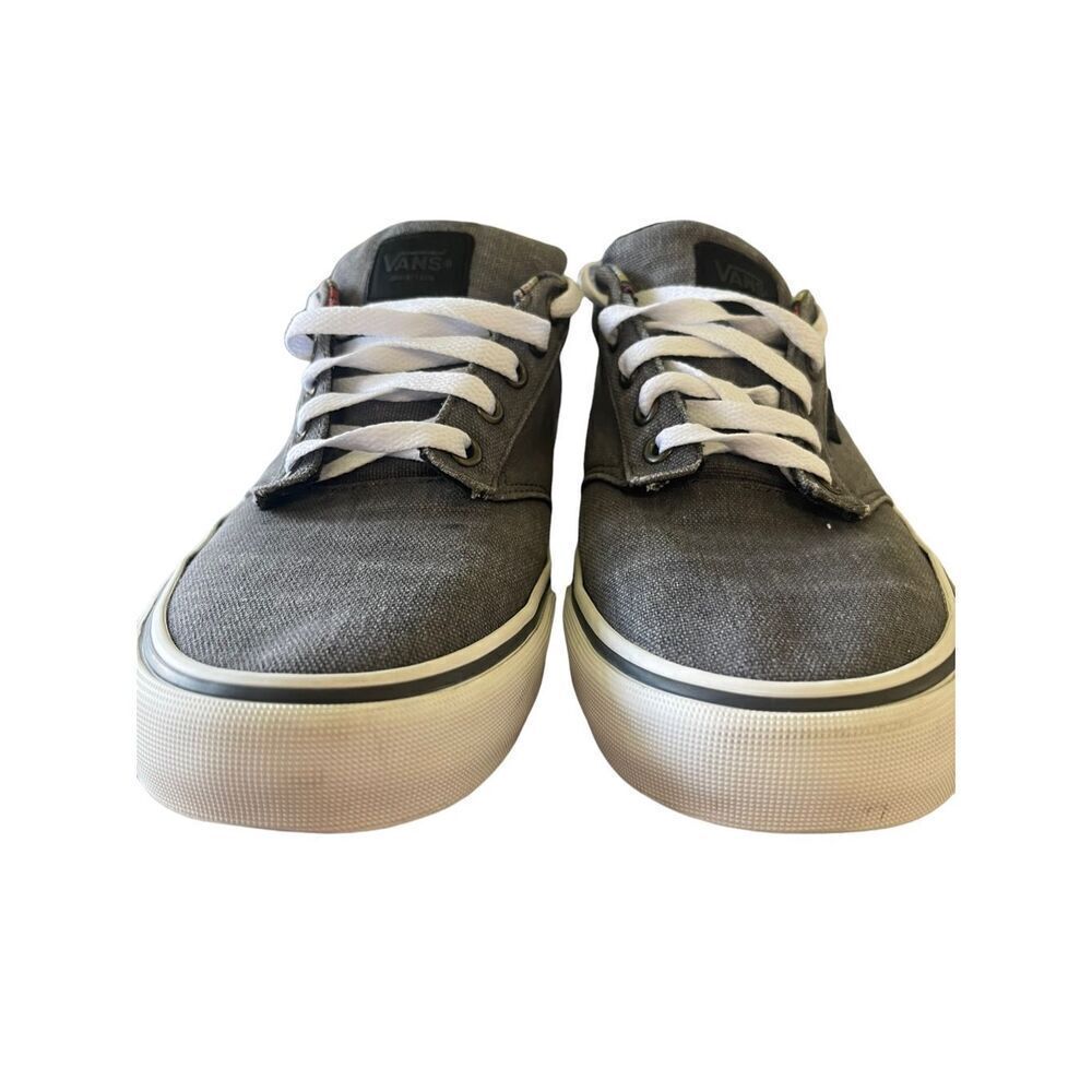 Vans Mens Gray Ortholite Deluxe Comfort Low Top Lace Up Sneaker Size 10